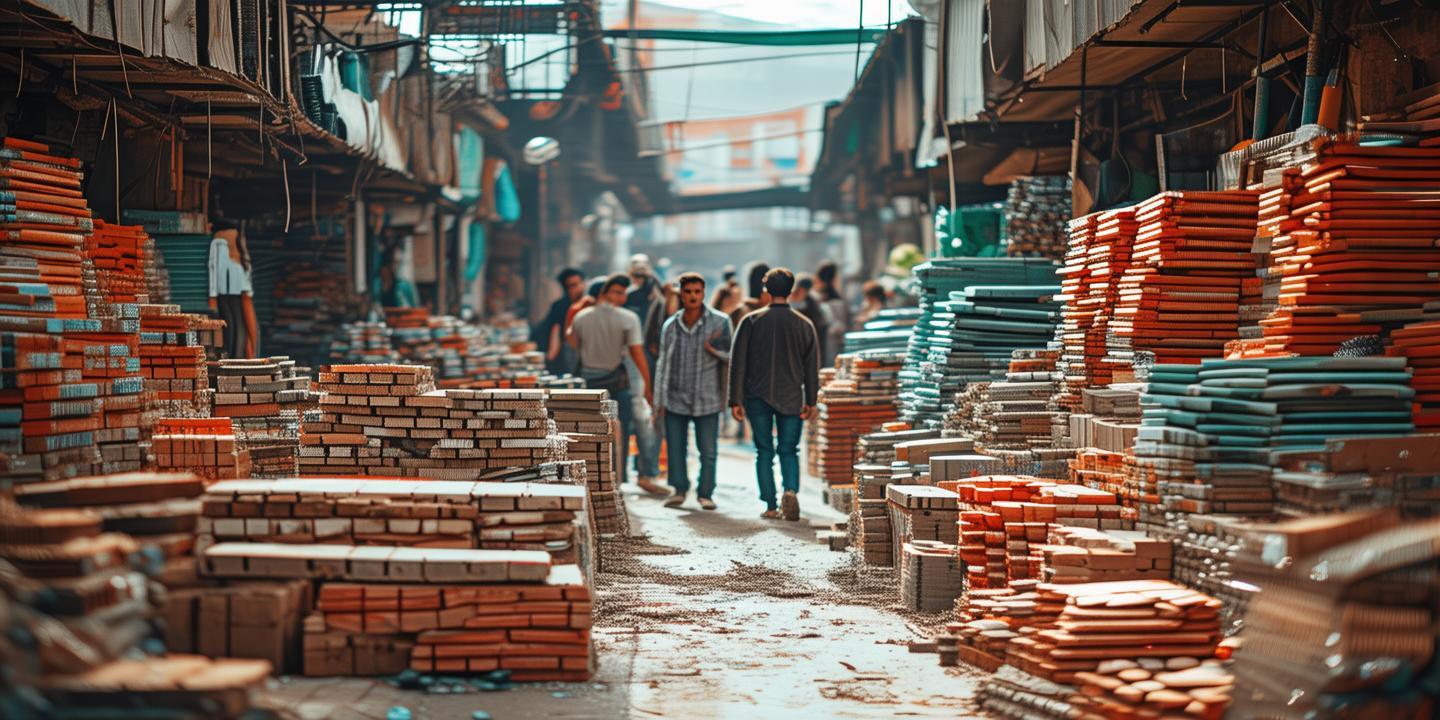 在建材市场的色彩中，寻找生活的质感