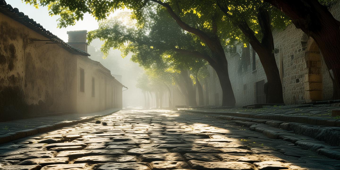 古镇街·石板路·梦回时光