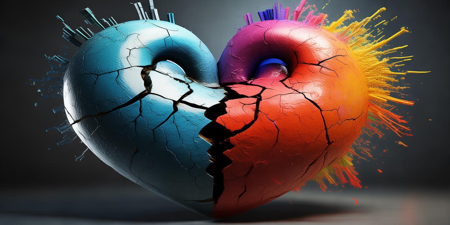 心之裂痕，用色彩描绘心肌梗死的现实与梦想