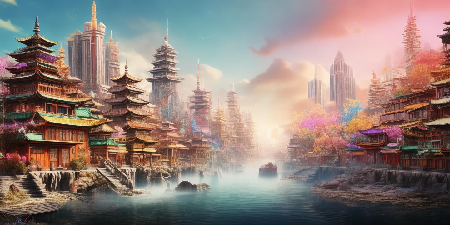 邯郸色彩，梦与现实交织的画卷