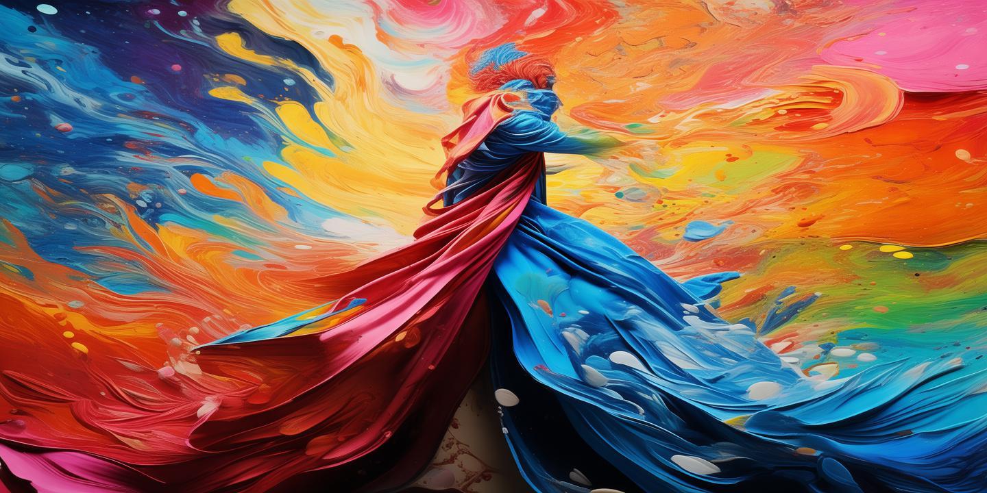 色彩的代言人，在画布上交织的梦想与现实