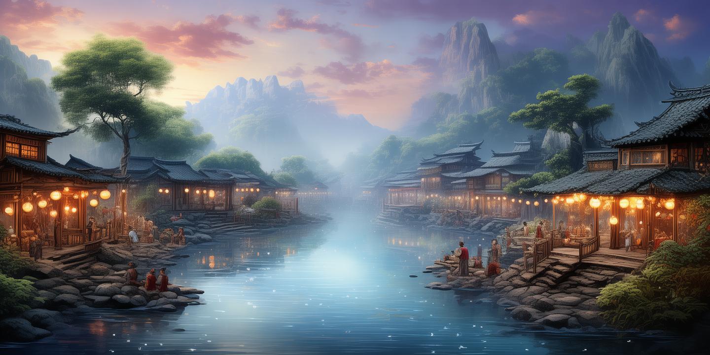 浏阳河畔的梦色画卷，绘梦生活