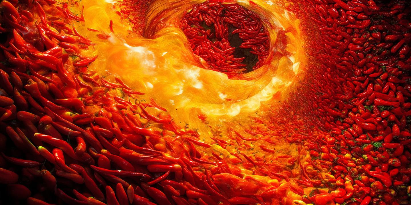 辣椒的色彩，梦想与现实的交织