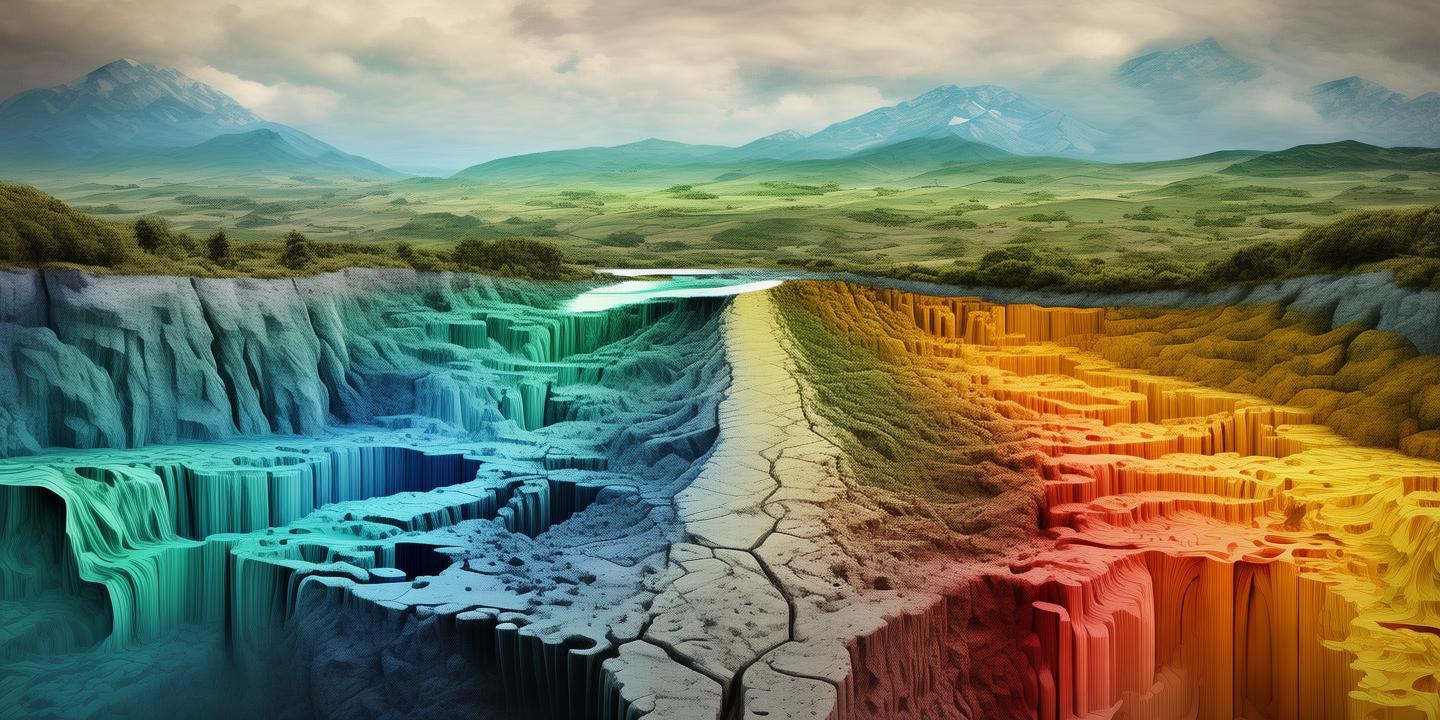地震学中的色彩，梦想与现实的交织