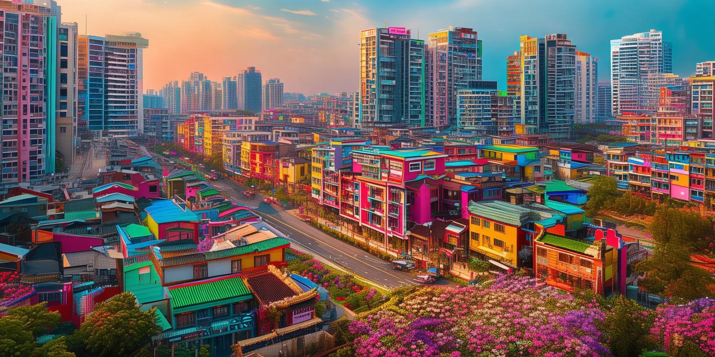 廊坊之梦，色彩斑斓的都市画卷