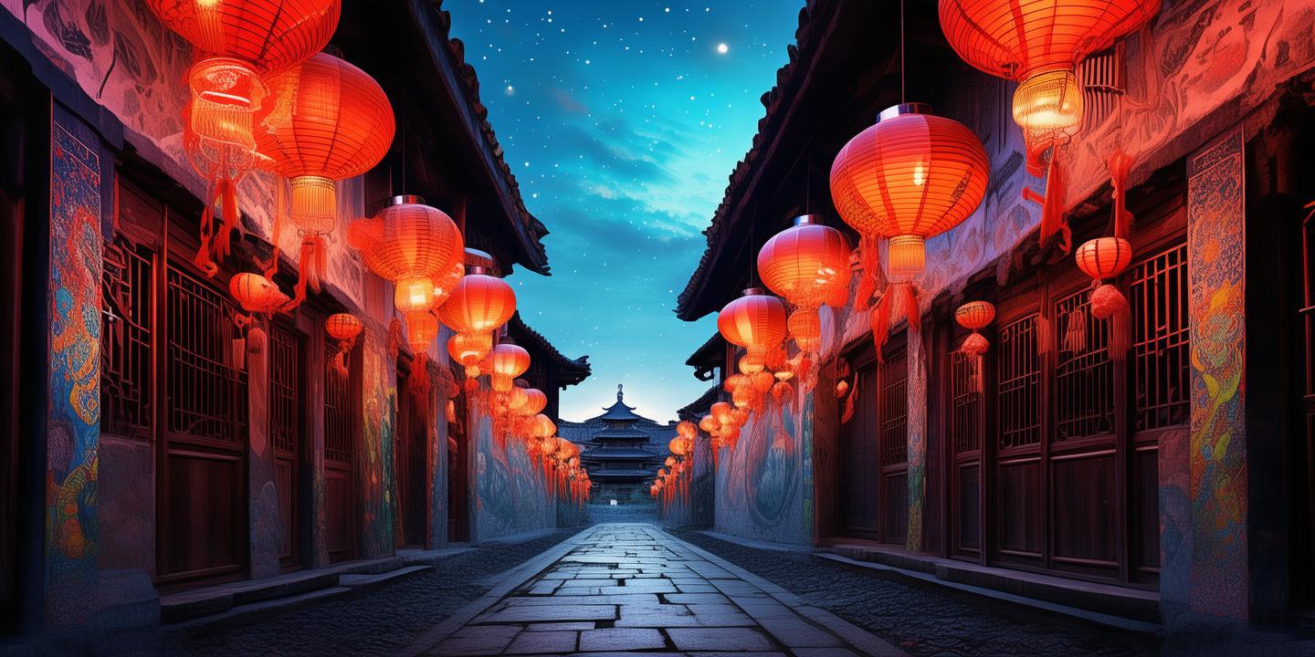 胡同口的色彩变奏曲