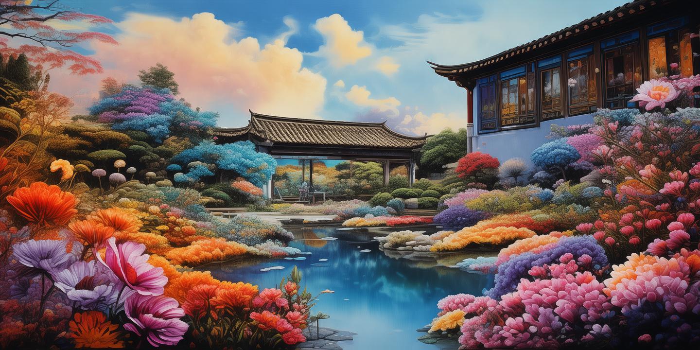 滨州梦影，色彩交织的现实与梦想