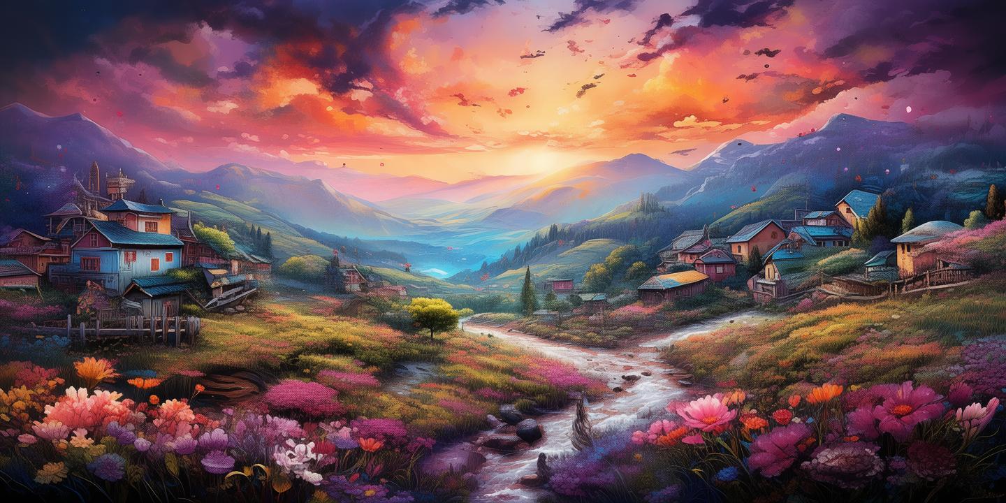 陇南色彩，梦与现实交织的画卷