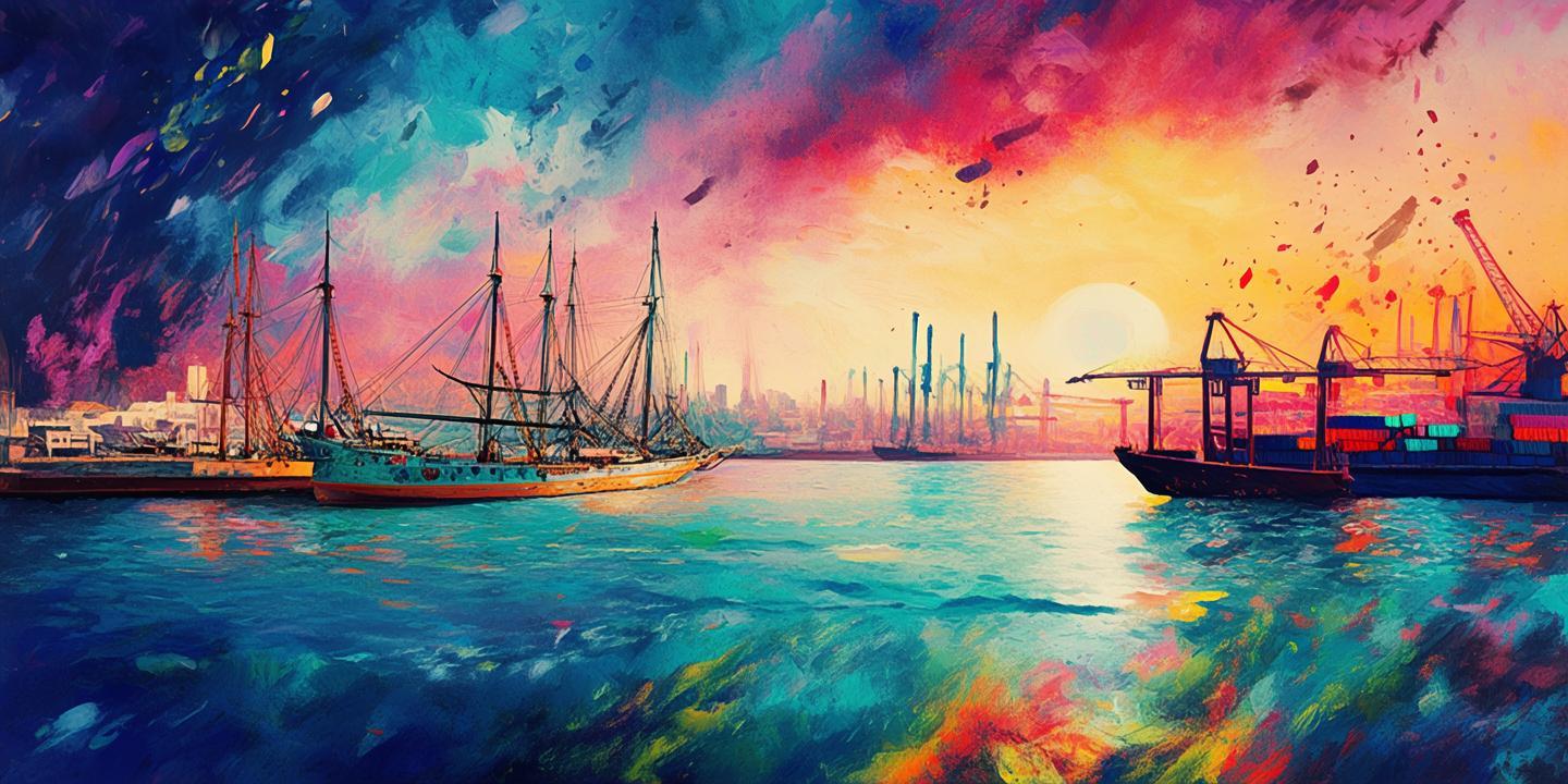 港口的色彩，梦想与现实的交汇