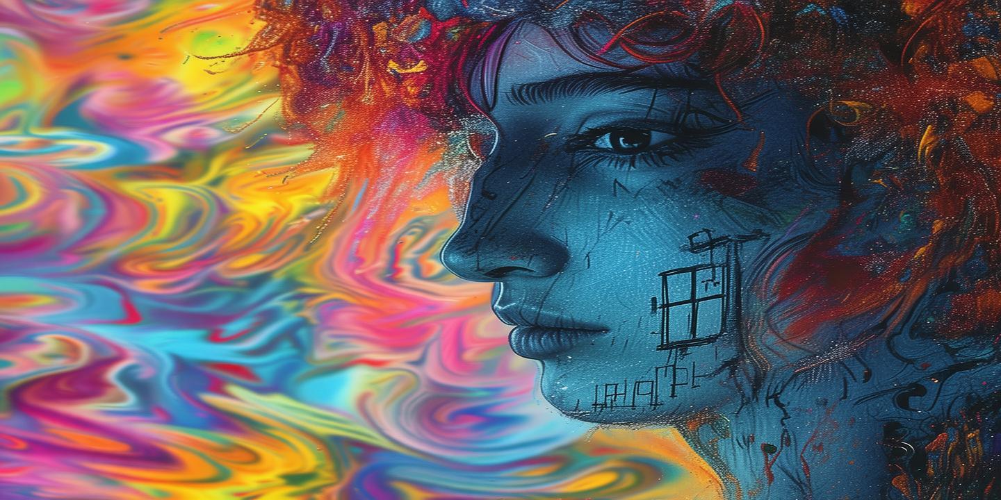 色彩斑斓的梦，角膜炎下的生活素描