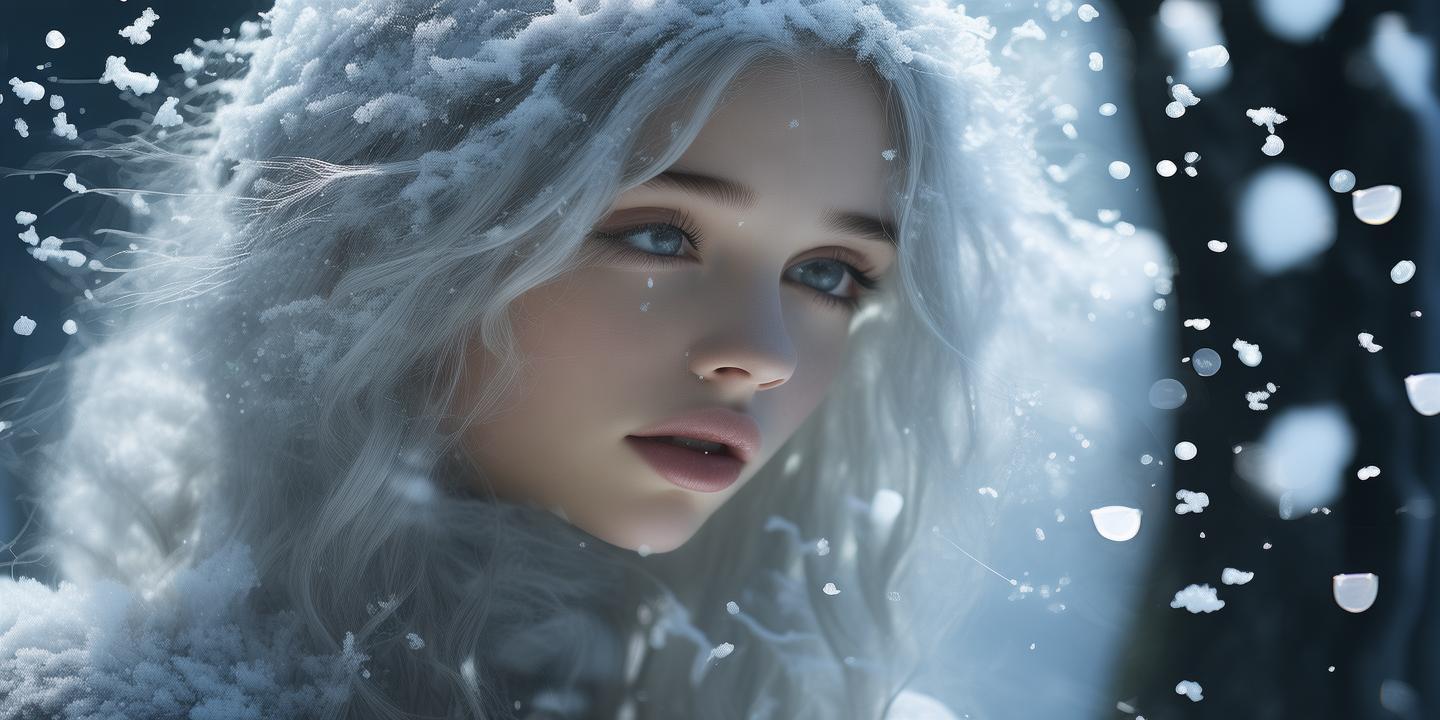 小雪纷飞，梦与现实的交织
