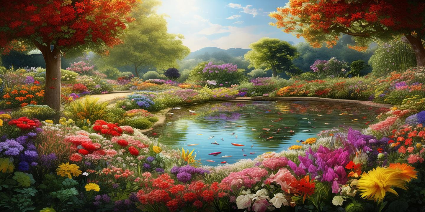 植物园里的色彩交响曲