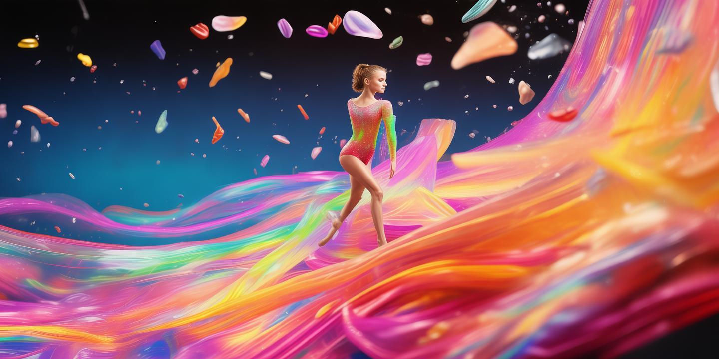 色彩斑斓的梦想轨迹，艺术体操的梦幻现实
