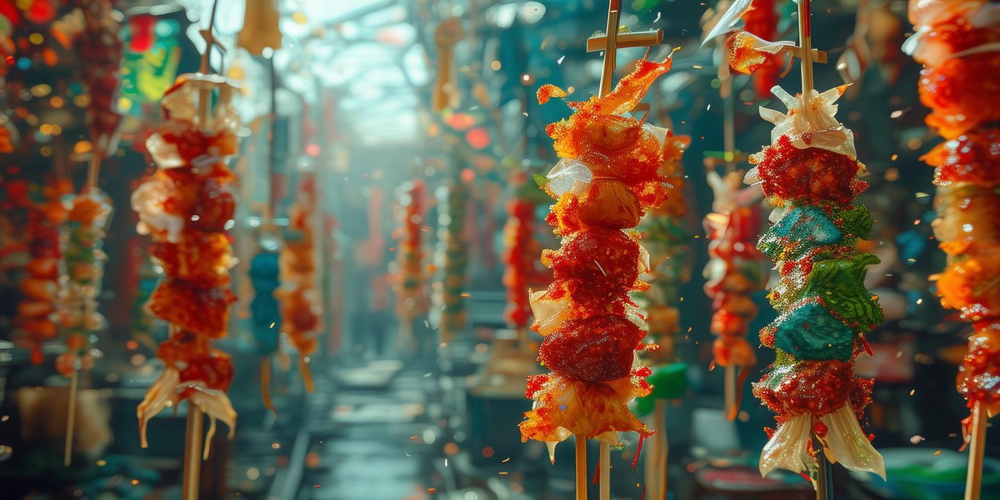 色彩斑斓的串串香，梦想与现实的交织画卷