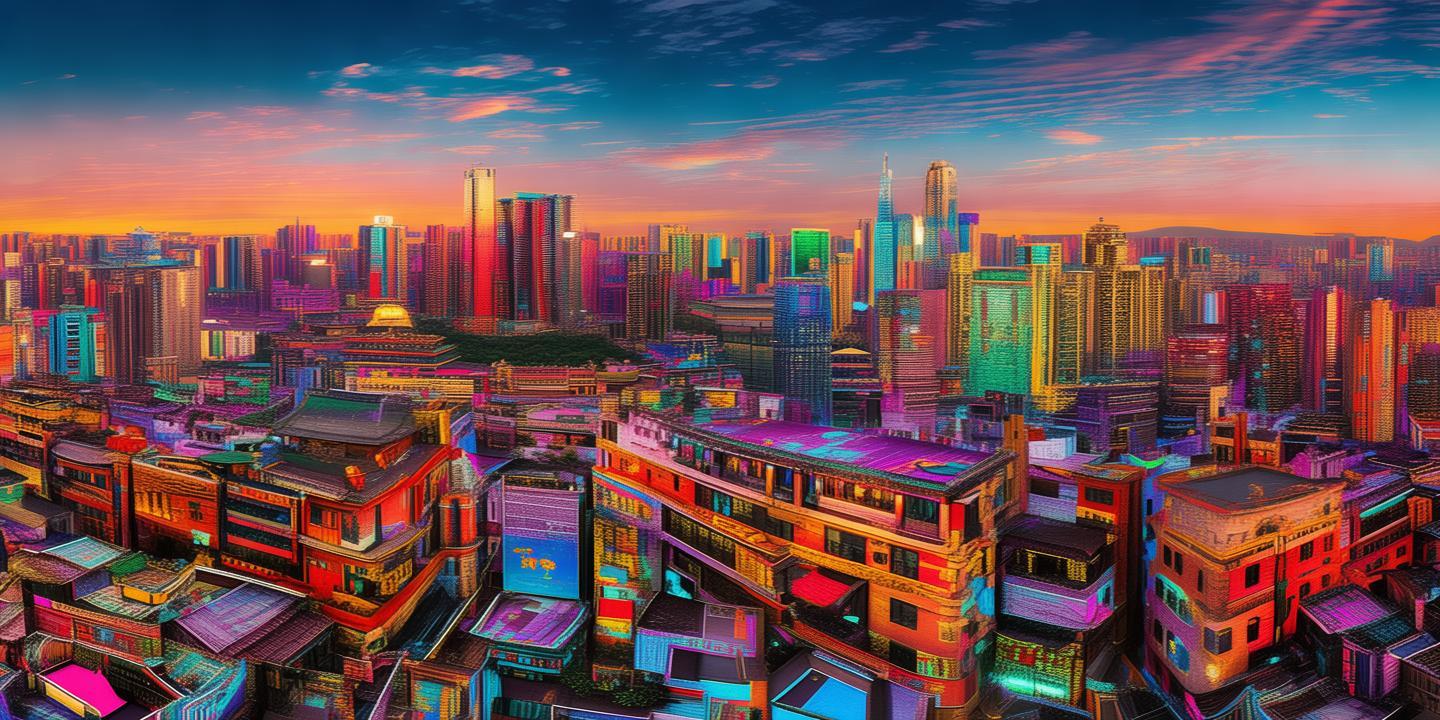钦州之梦，色彩交织的现实与幻想
