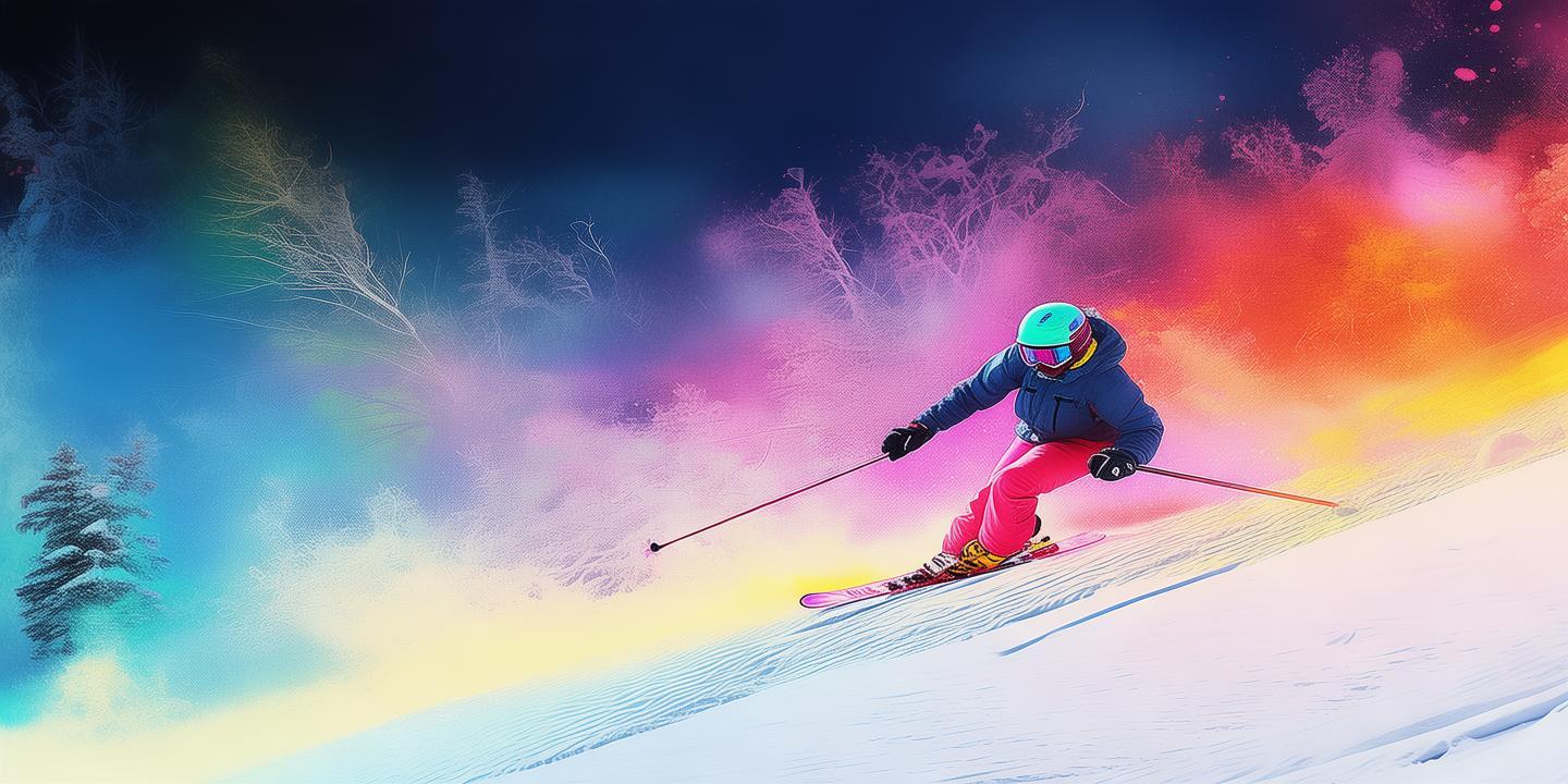 雪域梦境，在滑雪场地的色彩交响中寻找现实与梦想的平衡