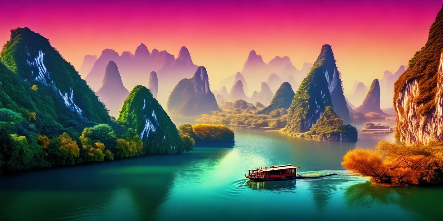 桂林，梦与现实交织的色彩画卷