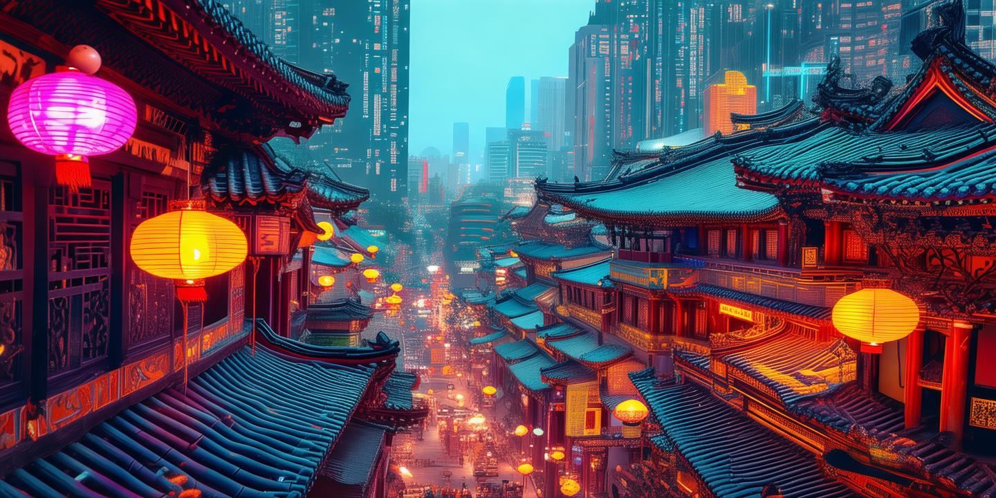 色彩斑斓的北京，梦与现实交织的画卷