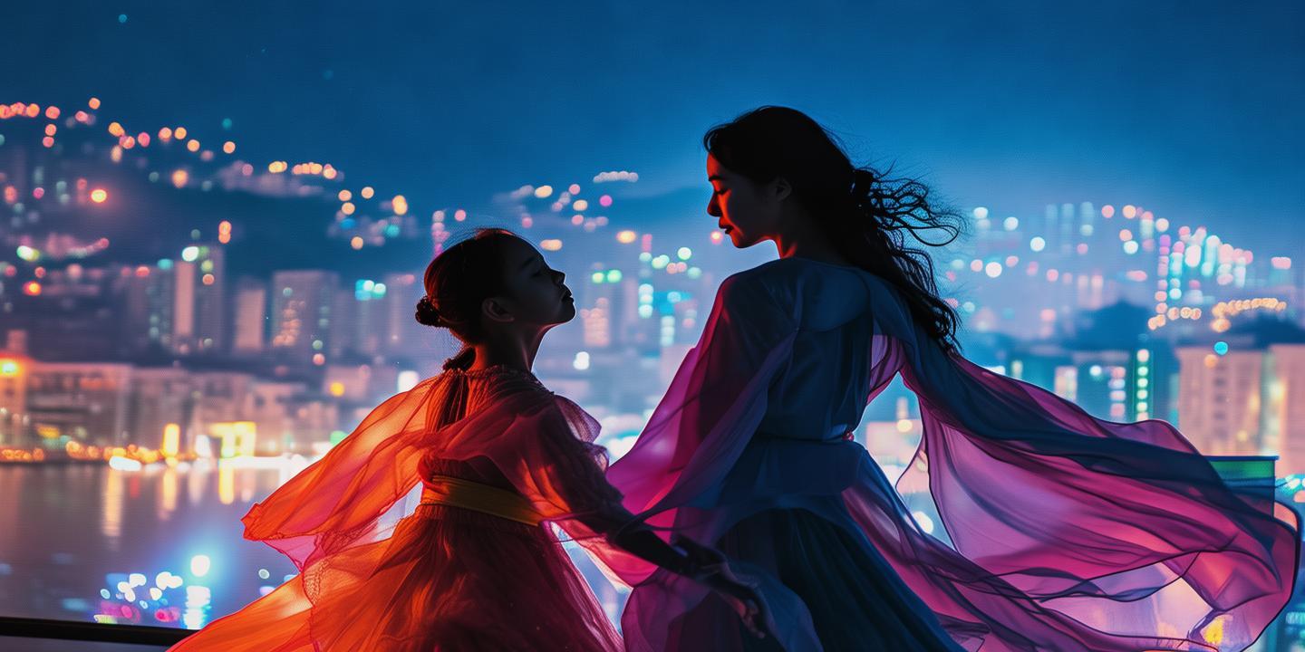 釜山星光下的母女逐梦曲，一场跨越国界的艺术成长礼
