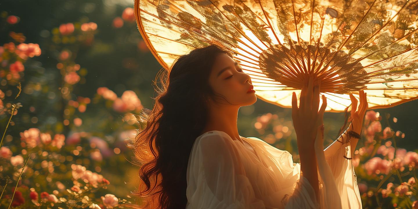 摇曳生姿，摇头扇下的时光剪影