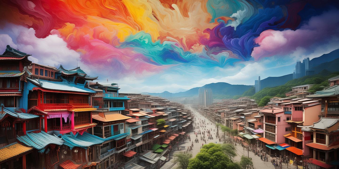 上饶的色彩，梦想与现实的交织