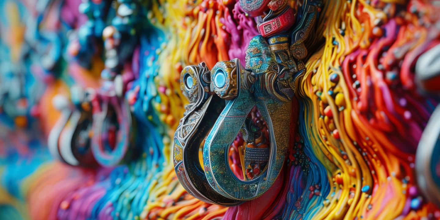 夹子，生活的微妙纽带，编织梦想与现实的色彩