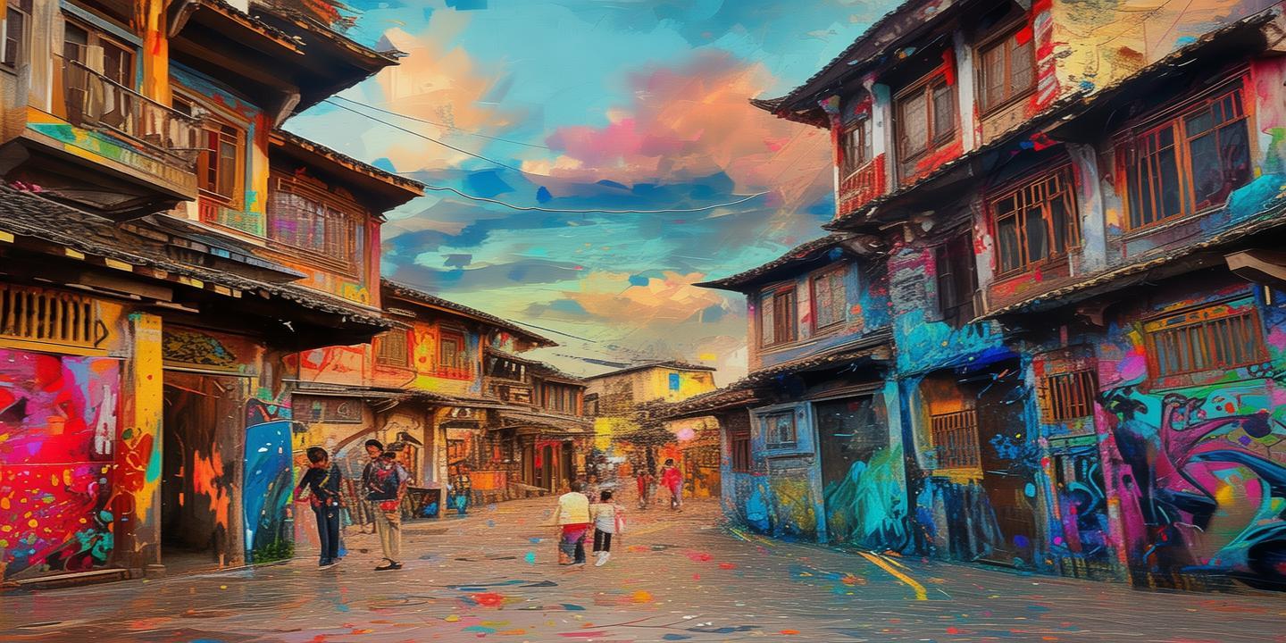 临汾的色彩，梦想与现实的交织