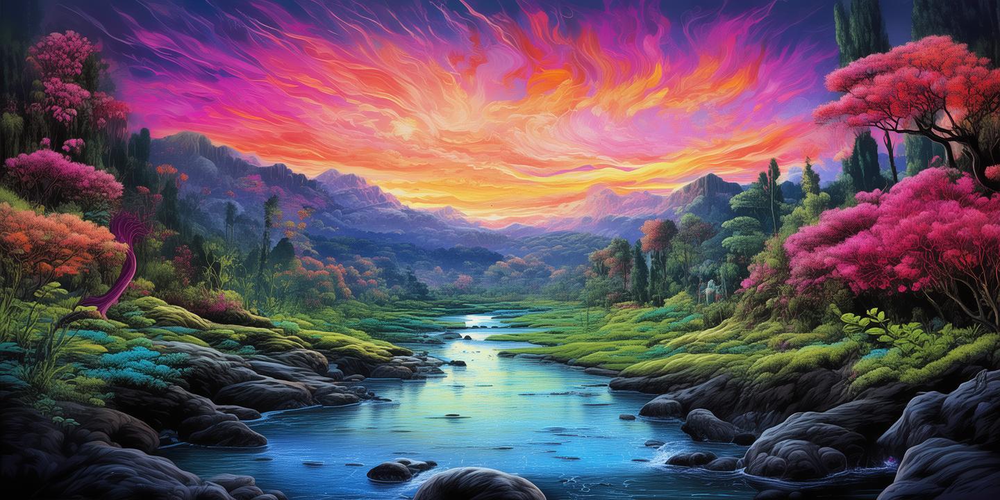 崇左之梦，色彩中的现实与幻想