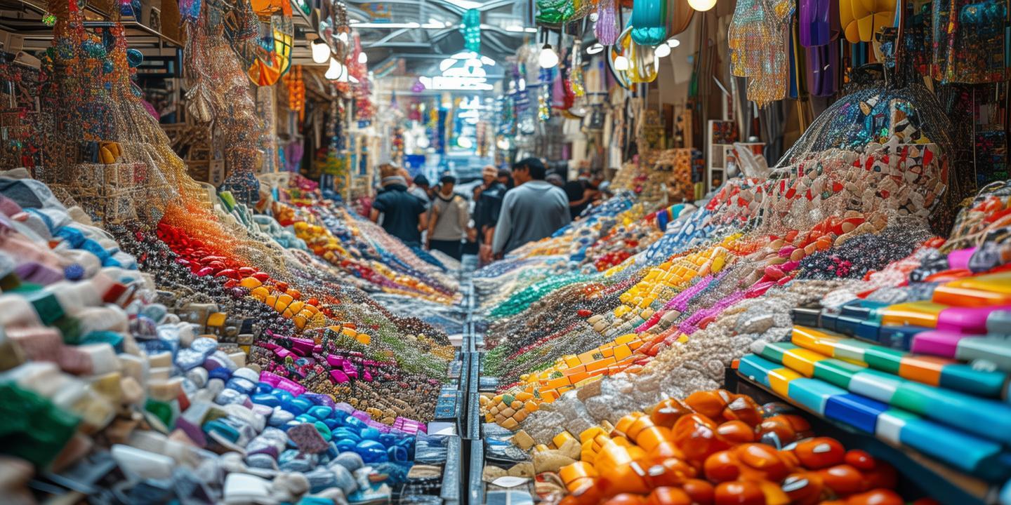 色彩斑斓的建材市场，梦想与现实的交织画卷