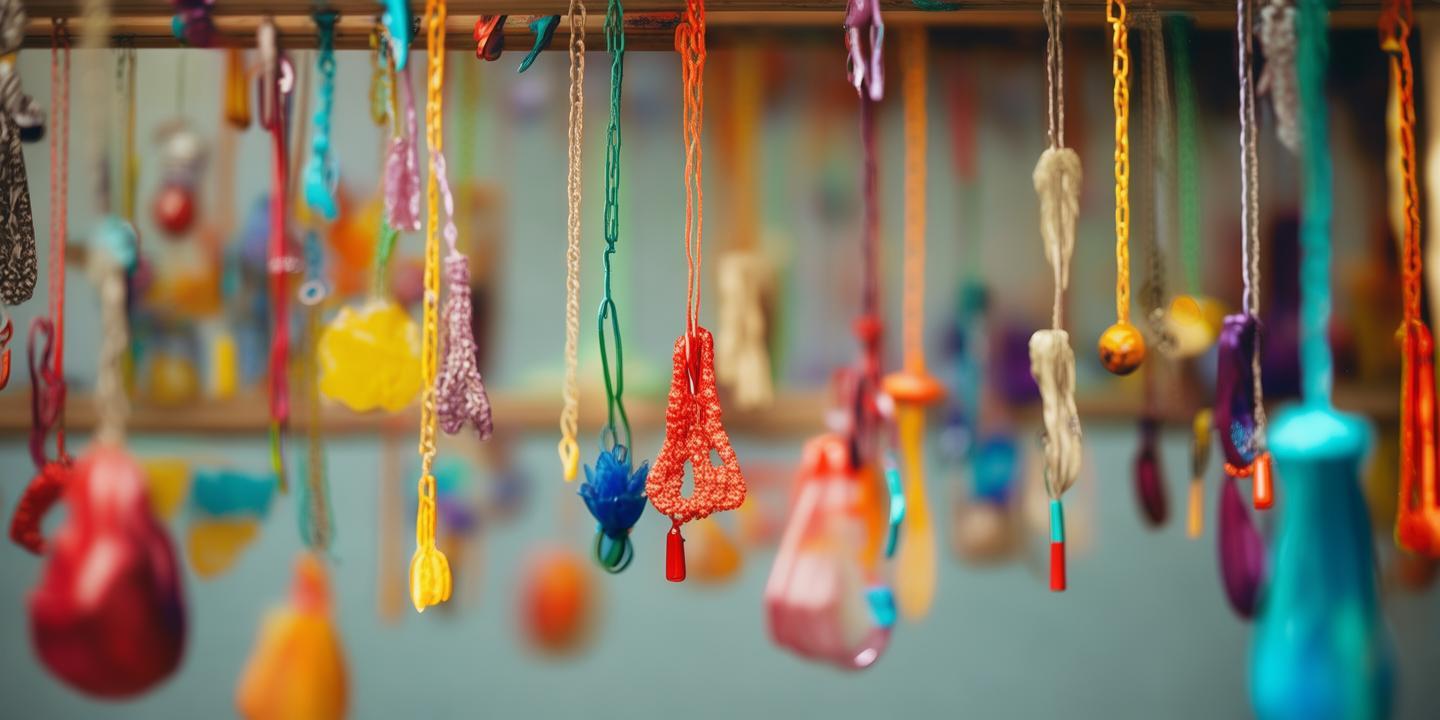 色彩挂钩，生活的微妙平衡