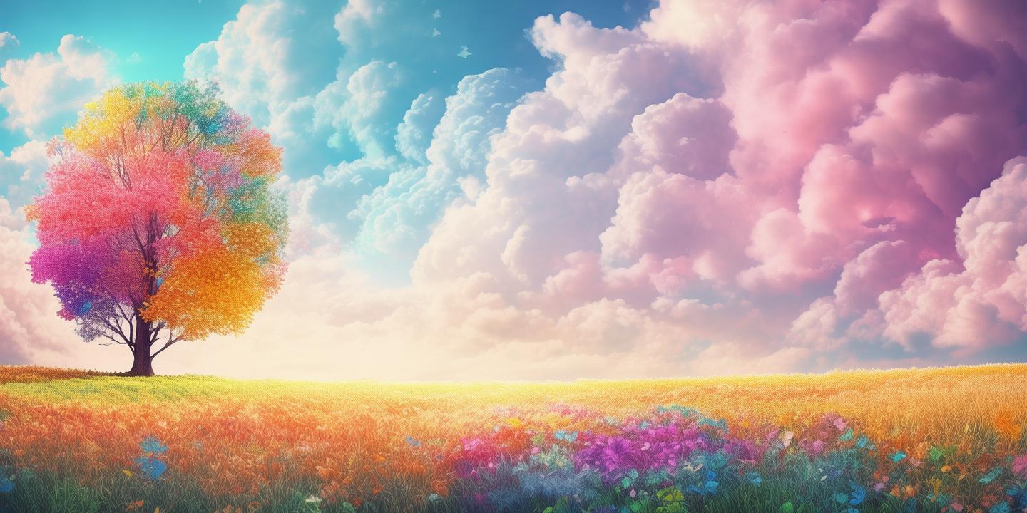 晴天的调色板，梦想与现实的交织