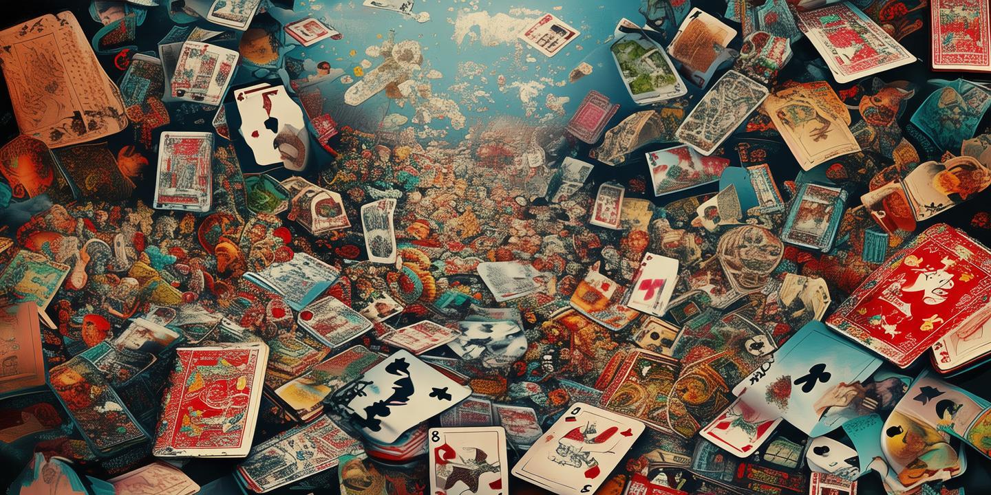 扑克牌中的色彩人生，梦想与现实的交织