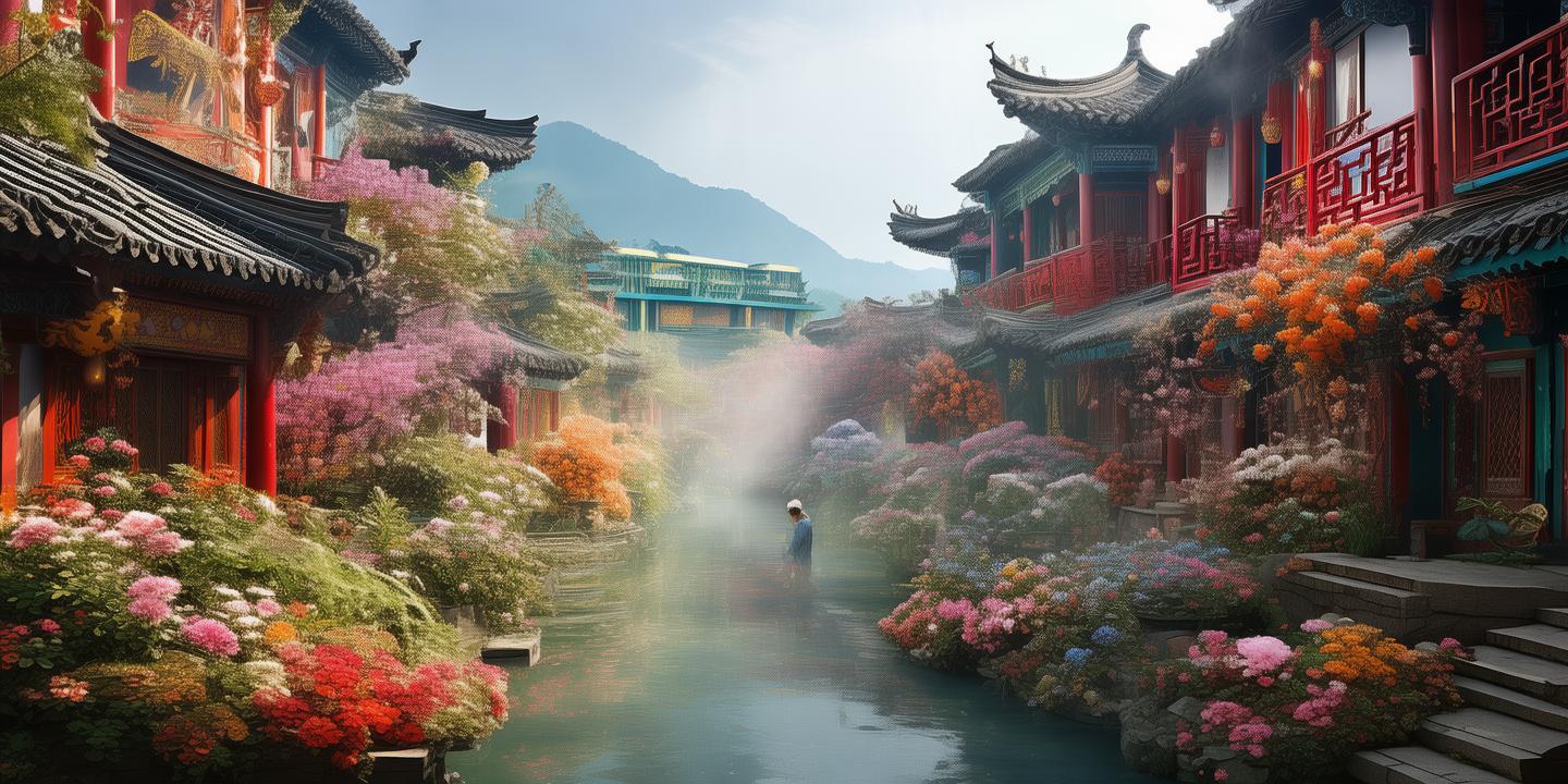 色彩斑斓的余姚，梦与现实交织的画卷