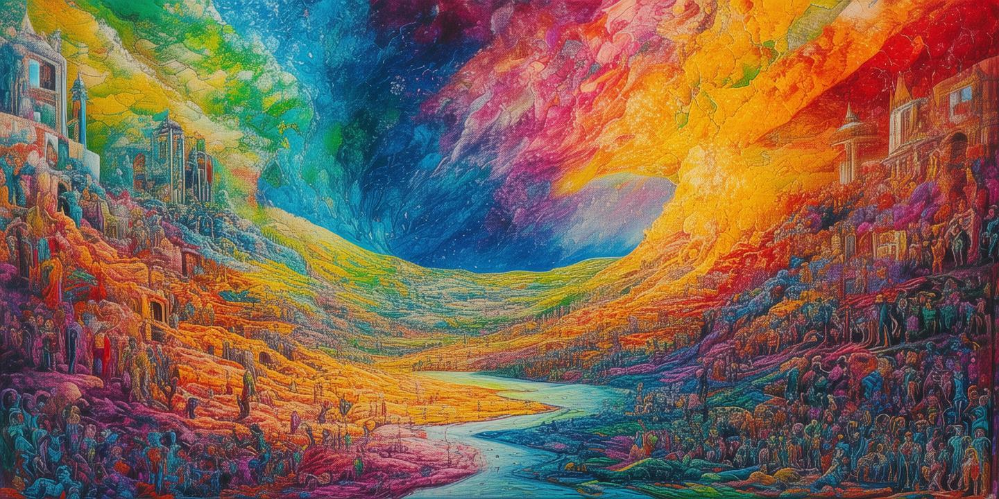 色彩斑斓的政治画卷，梦想与现实的交响曲