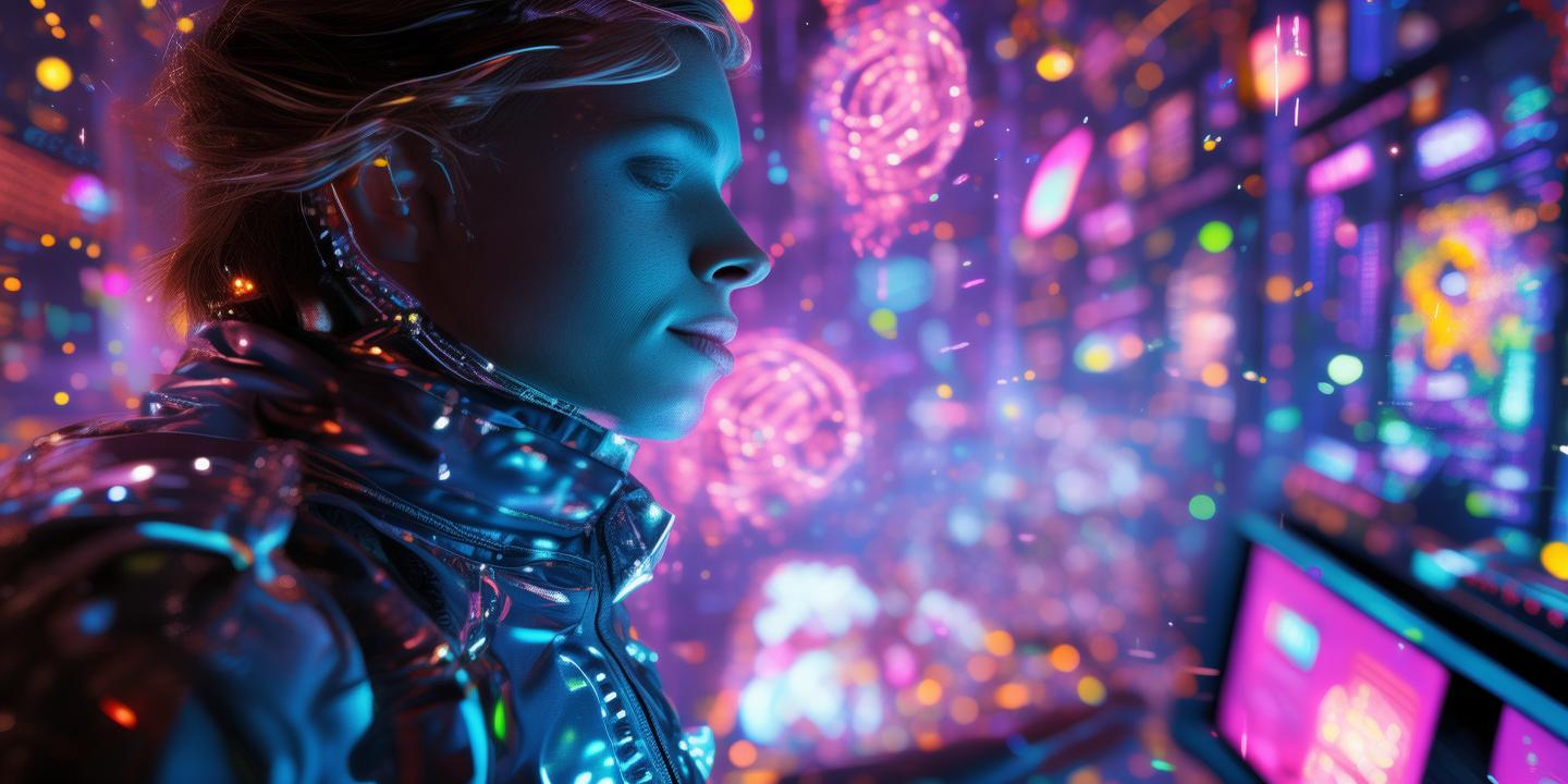 色彩斑斓的数字世界，网络管理员的梦幻现实
