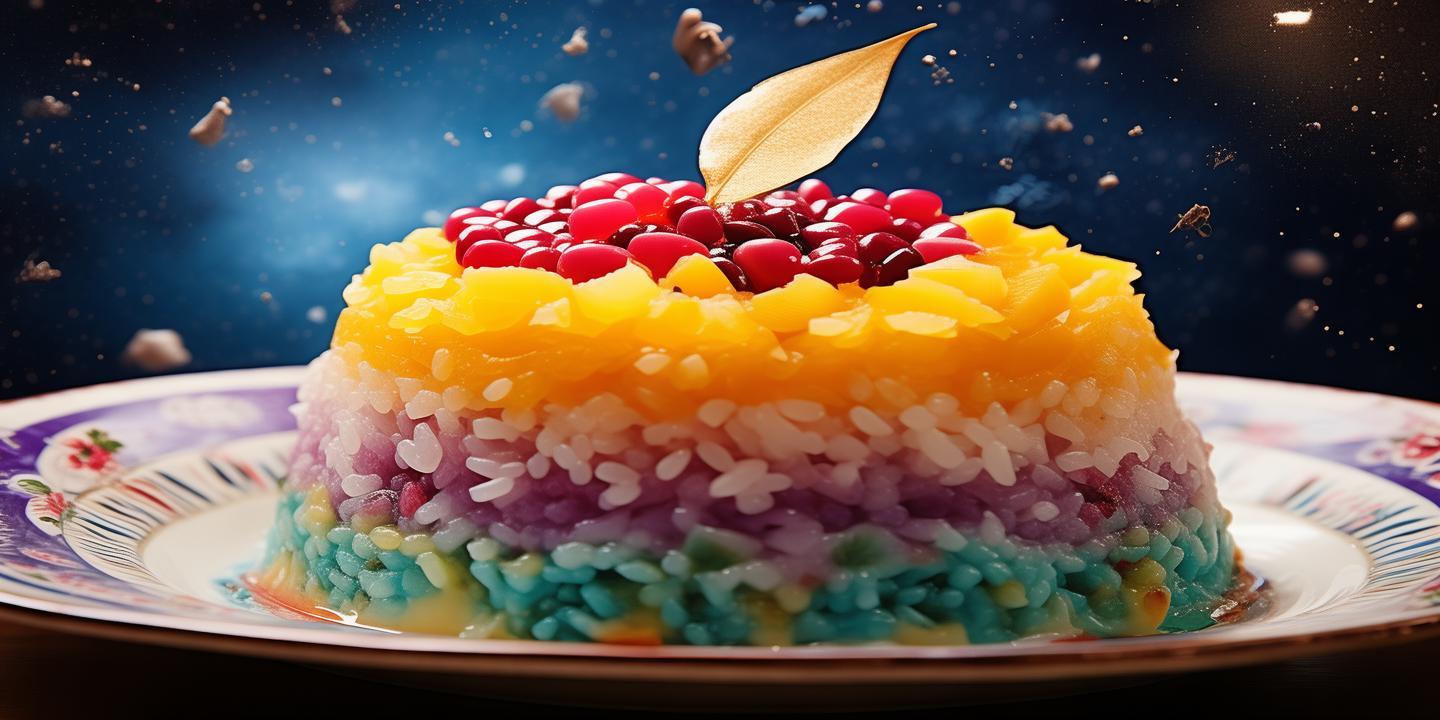 色彩斑斓的八宝饭，梦想与现实的甜蜜交织