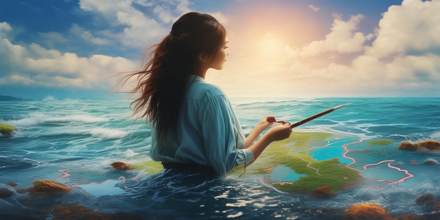 跨海逐梦，中国女子绘就小岛蓝图的现实诗篇
