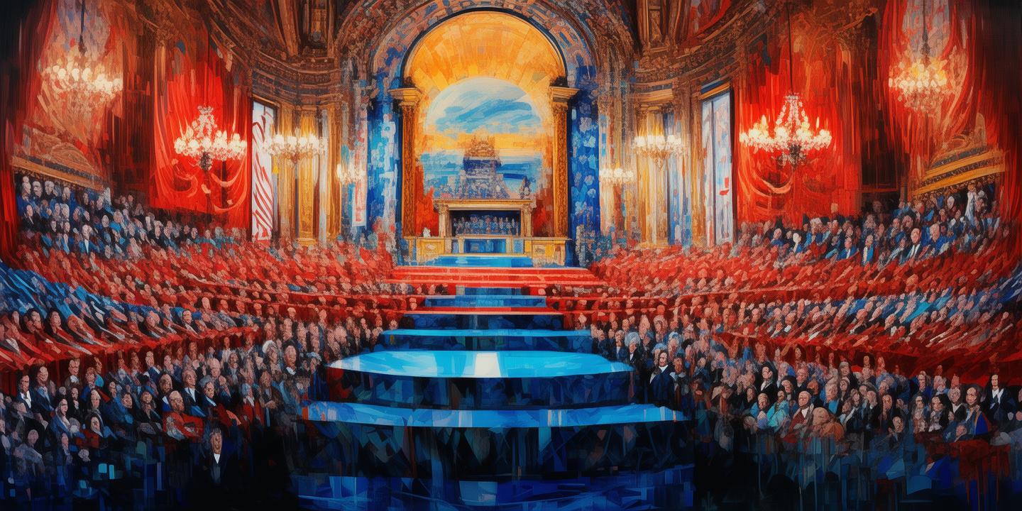 画布上的政治诗篇—法国总理复职演讲的色彩叙事 画布上的政治诗篇—法国总理复职演讲的色彩叙事