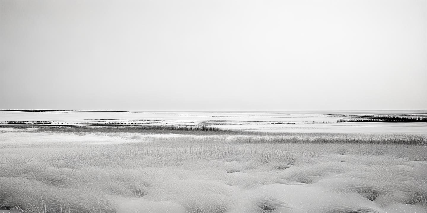 初雪绘梦，北大荒的黑白诗篇