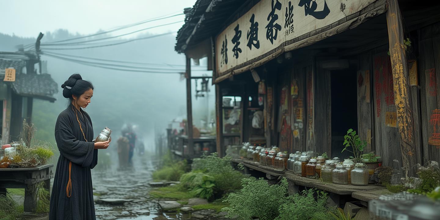 墨色药价，当现实与质疑在乡野间晕染